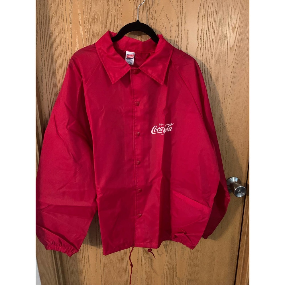 Vintage Coca-Cola Soffe Jacket rain jacket windbreaker (XL)